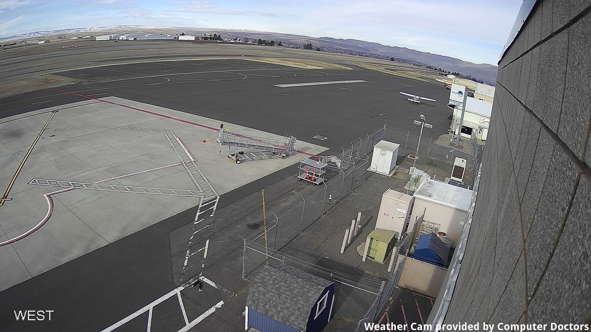time-lapse frame, West webcam
