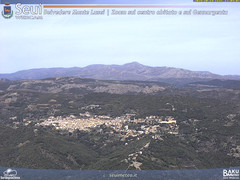 view from Monte Lusei Seui on 2024-10-14