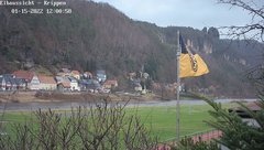 view from Webcam in Bad Schandau Sächsische Schweiz on 2022-01-15