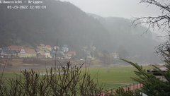 view from Webcam in Bad Schandau Sächsische Schweiz on 2022-01-23