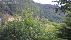 view from Webcam in Bad Schandau Sächsische Schweiz on 2022-06-21