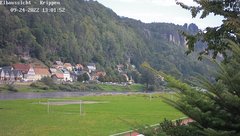 view from Webcam in Bad Schandau Sächsische Schweiz on 2022-09-24