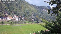 view from Webcam in Bad Schandau Sächsische Schweiz on 2022-09-26