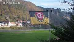 view from Webcam in Bad Schandau Sächsische Schweiz on 2022-11-07