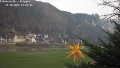 view from Webcam in Bad Schandau Sächsische Schweiz on 2022-11-30