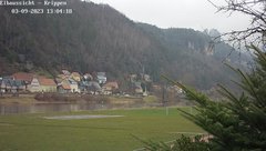 view from Webcam in Bad Schandau Sächsische Schweiz on 2023-03-09