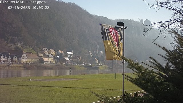 time-lapse frame, Webcam in Bad Schandau Sächsische Schweiz webcam
