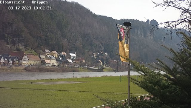 time-lapse frame, Webcam in Bad Schandau Sächsische Schweiz webcam