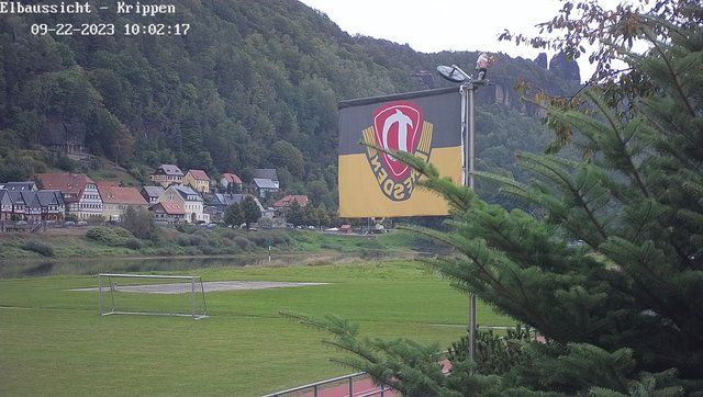time-lapse frame, Webcam in Bad Schandau Sächsische Schweiz webcam