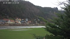 view from Webcam in Bad Schandau Sächsische Schweiz on 2024-02-20