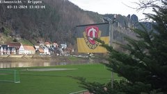 view from Webcam in Bad Schandau Sächsische Schweiz on 2024-03-11