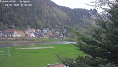 view from Webcam in Bad Schandau Sächsische Schweiz on 2024-04-05