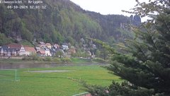 view from Webcam in Bad Schandau Sächsische Schweiz on 2024-04-10