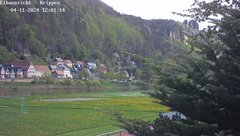 view from Webcam in Bad Schandau Sächsische Schweiz on 2024-04-11