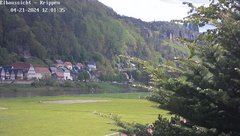 view from Webcam in Bad Schandau Sächsische Schweiz on 2024-04-21