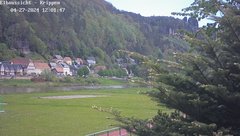 view from Webcam in Bad Schandau Sächsische Schweiz on 2024-04-27