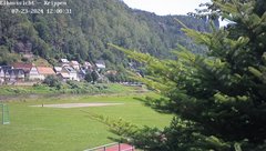 view from Webcam in Bad Schandau Sächsische Schweiz on 2024-07-23