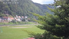 view from Webcam in Bad Schandau Sächsische Schweiz on 2024-07-24