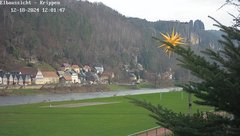 view from Webcam in Bad Schandau Sächsische Schweiz on 2024-12-18