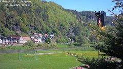 view from Webcam in Bad Schandau Sächsische Schweiz on 2025-04-26