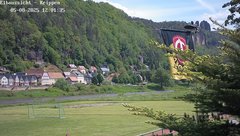 view from Webcam in Bad Schandau Sächsische Schweiz on 2025-05-08
