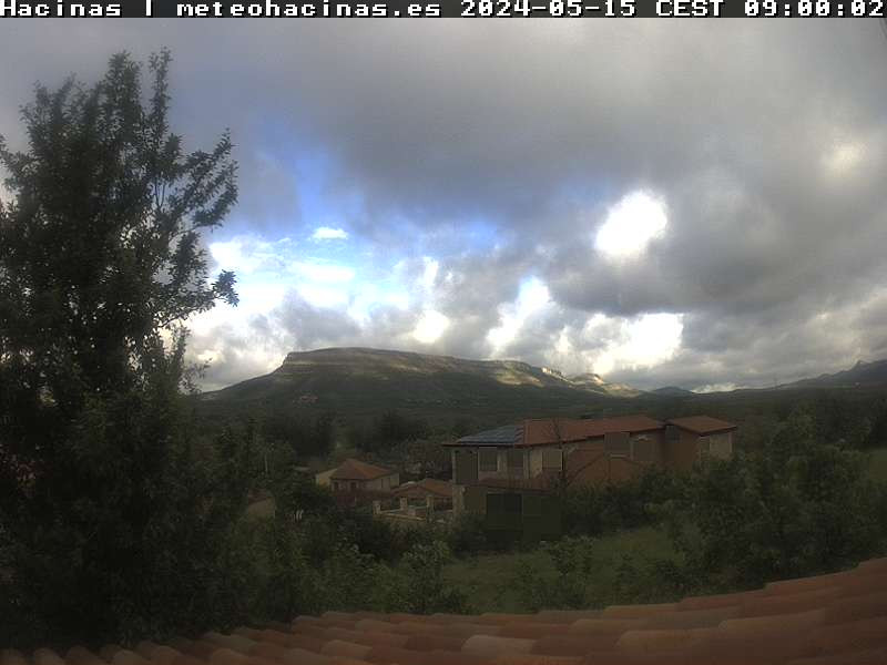 time-lapse frame, Meteo Hacinas webcam