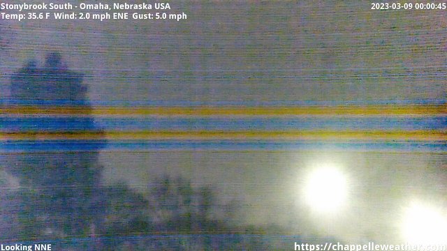 time-lapse frame, Stoneybrook South webcam