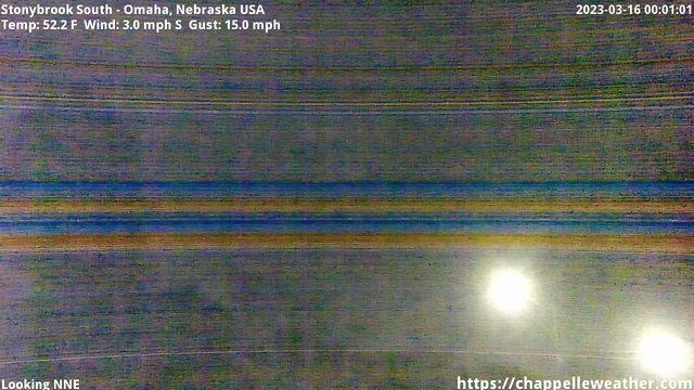 time-lapse frame, Stoneybrook South webcam
