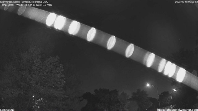 time-lapse frame, Stoneybrook South webcam