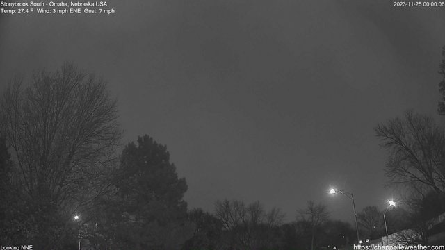 time-lapse frame, Stoneybrook South webcam