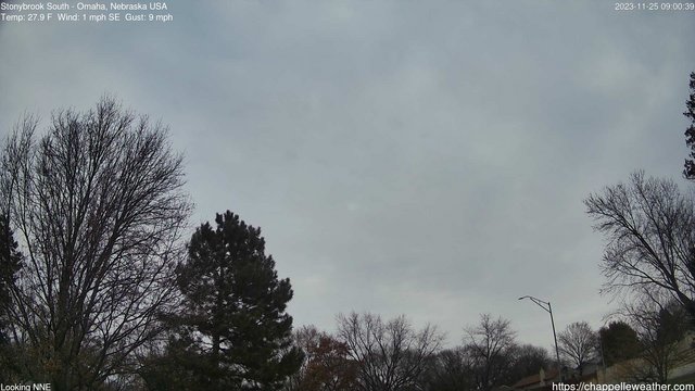 time-lapse frame, Stoneybrook South webcam
