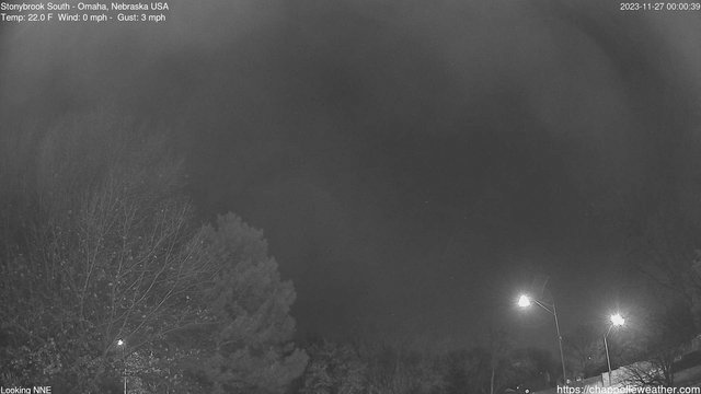 time-lapse frame, Stoneybrook South webcam
