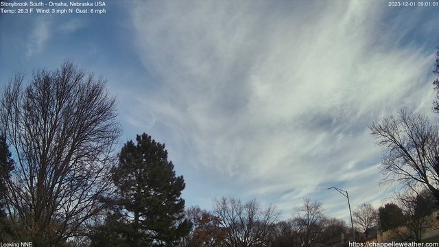 time-lapse frame, Stoneybrook South webcam