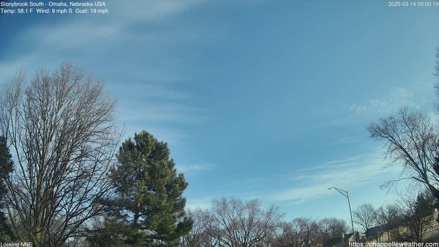 time-lapse frame, Stoneybrook South webcam