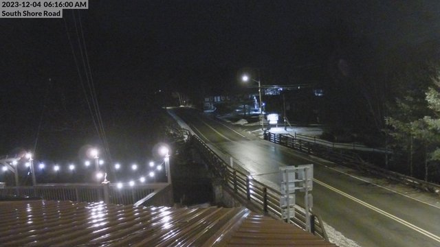 time-lapse frame, South Shore Rd, Inlet, NY webcam