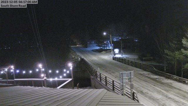 time-lapse frame, South Shore Rd, Inlet, NY webcam