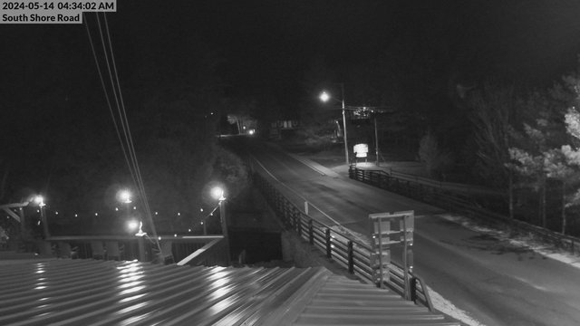 time-lapse frame, South Shore Rd, Inlet, NY webcam