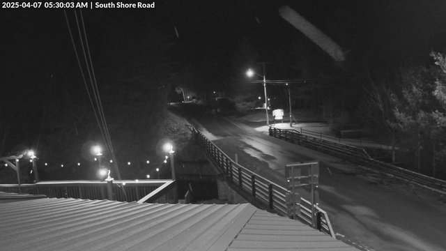 time-lapse frame, South Shore Rd, Inlet, NY webcam