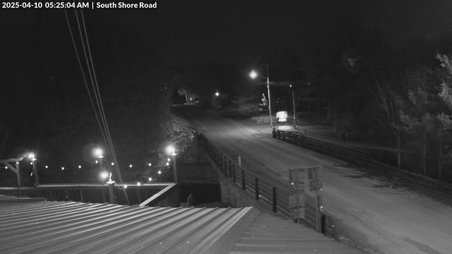time-lapse frame, South Shore Rd, Inlet, NY webcam