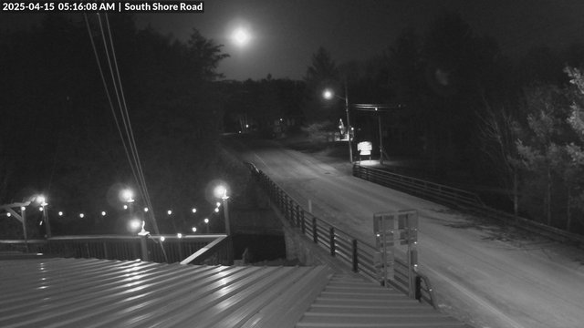 time-lapse frame, South Shore Rd, Inlet, NY webcam
