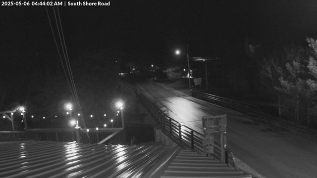 time-lapse frame, South Shore Rd, Inlet, NY webcam