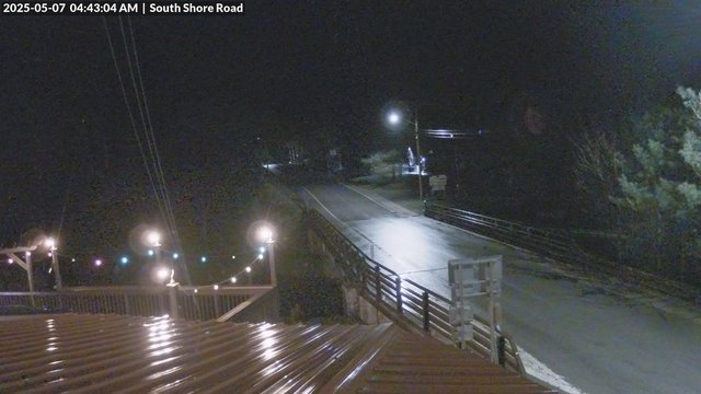 time-lapse frame, South Shore Rd, Inlet, NY webcam