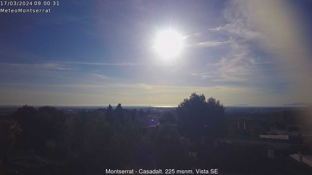 time-lapse frame, Montserrat - Casadalt (Valencia - Spain) webcam