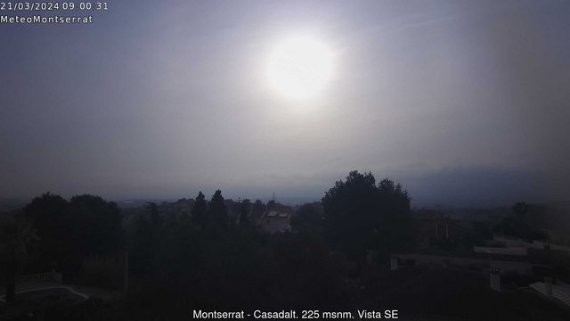 time-lapse frame, Montserrat - Casadalt (Valencia - Spain) webcam