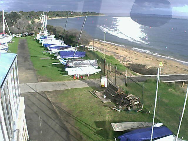 time-lapse frame, Cowes Yacht Club - West webcam