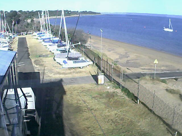 time-lapse frame, Cowes Yacht Club - West webcam