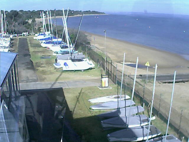 time-lapse frame, Cowes Yacht Club - West webcam