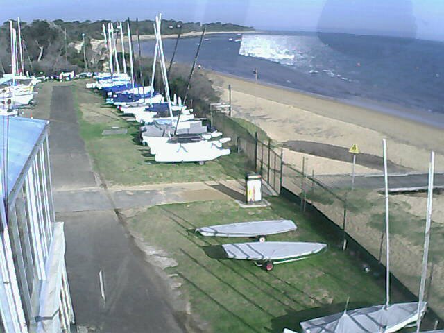 time-lapse frame, Cowes Yacht Club - West webcam
