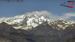 view from Alpe di Mera - Panorama Monte Rosa on 2024-04-16