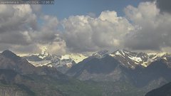 view from Alpe di Mera - Panorama Monte Rosa on 2024-05-11